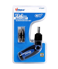 پیچ گوشتی وی تولز مدل 13 در 1 کد VT2267 سایز 75 میلی‌متر