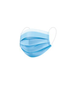 ماسک تنفسی مدل سه لایه کودک آبی 608040012 بسته 50 عددی