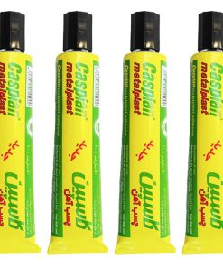 چسب آهن کاسپین مدل Metal plast New حجم 50 میلی لیتر بسته 4 عددی