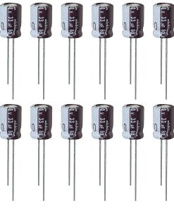 خازن الکترولیت 33 میکروفاراد 80 ولت نیچیکون مدل SK-3380 بسته 12 عددی