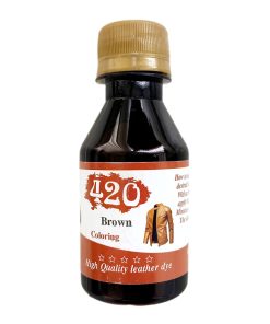 رنگ چرم 420 مدل 420BRN رنگ قهوه ای