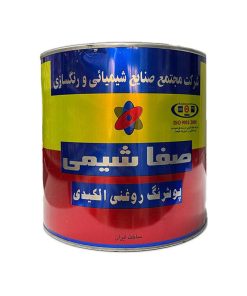 روغن جلای آلکیدی براق صفاشیمی کد 1011 حجم 1 کیلوگرم