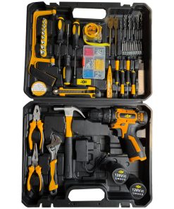 مجموعه 45 عددی دریل پیچ گوشتی شارژی چکشی 10 میلیمتری 288 ولت جاب مدل JB-288 EAMA PRO