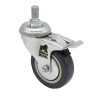 چرخ گردان ترمزدار مدل گوریلا کد YPT-PICHI-LASTICI-75MM