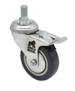 چرخ گردان ترمزدار مدل گوریلا کد YPT-PICHI-LASTICI-75MM