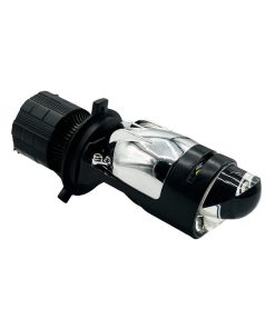 هدلایت خودرو زیمر مدل A7 پایه H4 با توان 70 وات و نوردهی 7001 تا 9000 لومن، مناسب برای پژو 405، برلیانس H320 و H330، رنو تندر پلاس، ساندرو و استپ وی، پراید و ساینا با دامنه ولتاژ 9 تا 32 ولت و بسته دو عددی