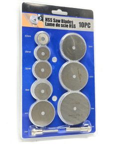 تیغ فرز انگشتی و مینیاتوری چوب بر مدل PC مجموعه 10 عددی
