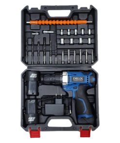 مجموعه 47 عددی دریل پیچ گوشتی شارژی دلیکس مدل BSH18V