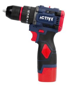 دریل پیچ گوشتی چکشی شارژی براشلس 16.8 ولت اکتیو مدل AC-3117BL