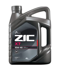 روغن موتور خودرو بنزینی زیک مدلx7 10w40 SP حجم 4 لیتر