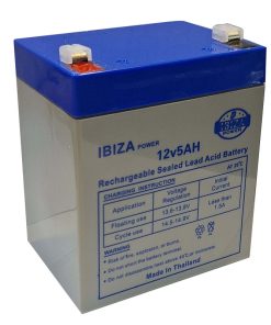 باتری سیلد اسید 12 ولت 5 آمپر ساعت ایبیزا مدل 12V-5AH-TI