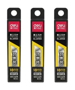 تیغ کاتر دلی مدل SK5 2011ES 18mm بسته 30 عددی